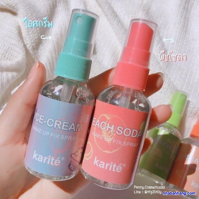Xịt khoáng khóa trang điểm, Make up, Hương trái cây - Karite nhập khẩu | BigBuy360 - bigbuy360.vn