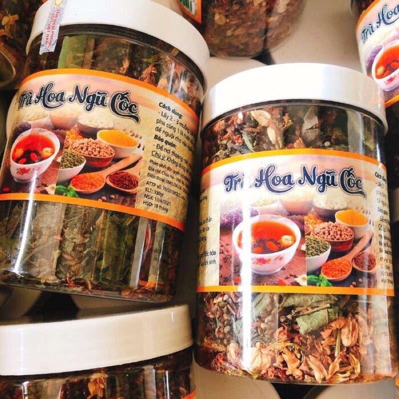 Trà Hoa Ngũ Cốc ngủ ngon mát gan thanh lọc cơ thể cho bà bầu sau sinh - TNC