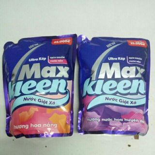 Nước giặt xã tiết kiệm Maxkleen túi 2,4kg