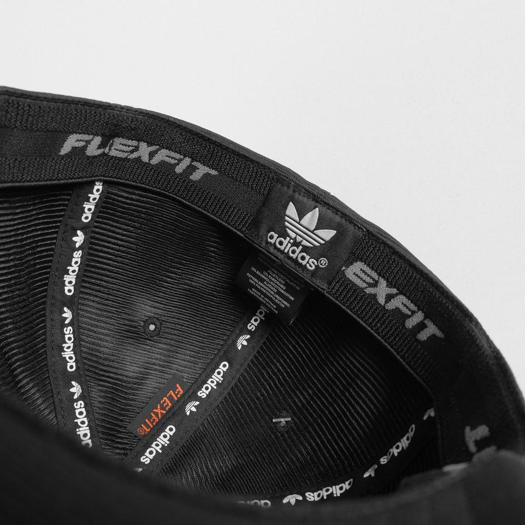 Nón kết nam  ADIDAS BLACK ORIGINAL Chất liệu thun PC Dày 100% cty Logo in silicon