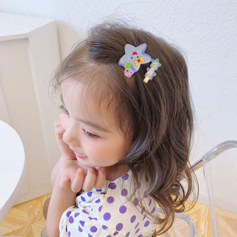 Set 14 Kẹp Tóc Hoạt Hình Dễ Thương Cho Bé Gái