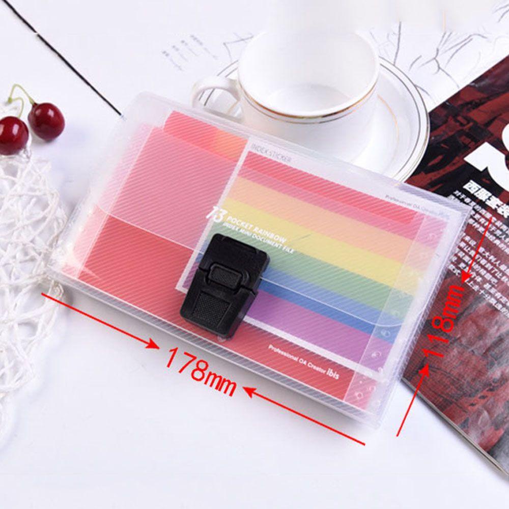 UUMIR Túi Đựng Tài Liệu Khổ A6 13 Ngăn Tiện Lợi
