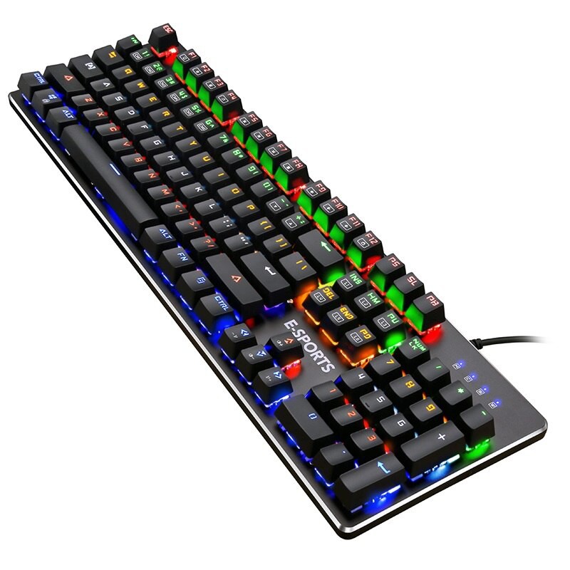 Bàn phím cơ fullsize 104 phím E-SPORTS ZK4 - 21 chế độ led gaming | WebRaoVat - webraovat.net.vn