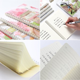 Sổ lò xo A5 QUIET TIME AOBA (Set 2c mẫu ngẫu nhiên)