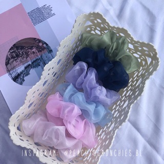 ĐỒ CỘT TÓC SCRUNCHIES VẢI VOAN (P1)