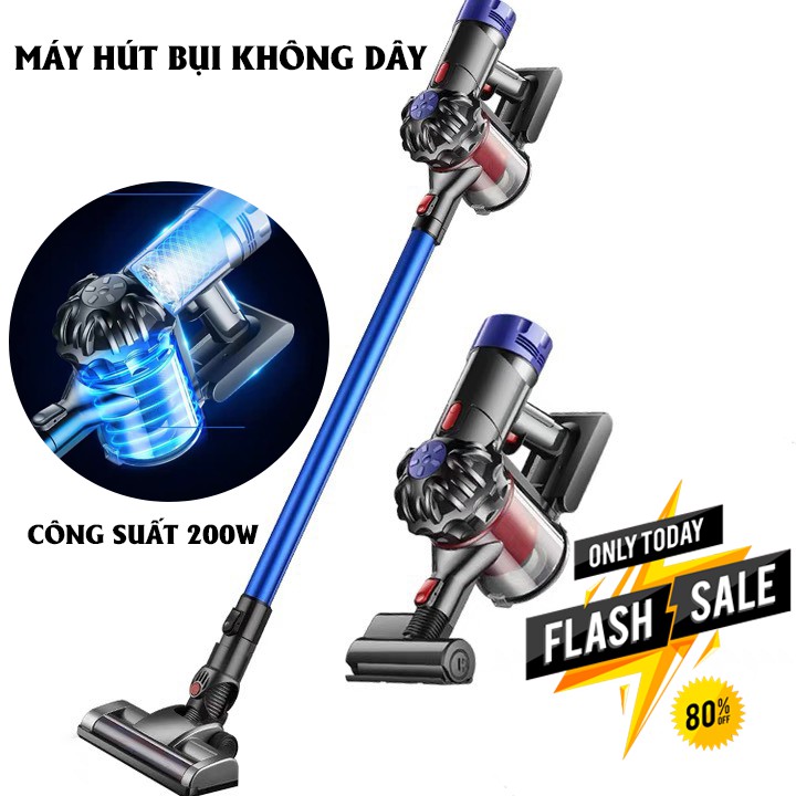 Máy Hút Bụi Cầm Tay Không Dây SHENHUA - Hút Bụi Gia Đình Giường Nệm Xe Hơi - Công suất 200W, loại sạch mọi bụi bẩn !