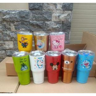 Ly giữ nhiệt Thái Lan cao cấp (full phụ kiện gồm 2 ống hút và 1 cây cọ vệ sinh)