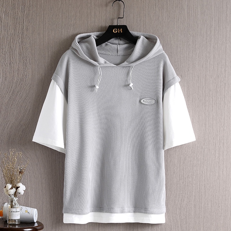 Bộ Quần Áo Nam Nữ Unisex Ngắn Tay Có Mũ Mùa Hè Thời Trang Zenkonu QA NAM 1000109V8