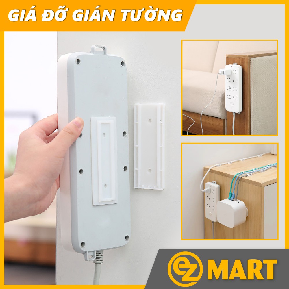 Giá Đỡ Ổ Cắm Điện, Dán Tường Đa Năng EZMART