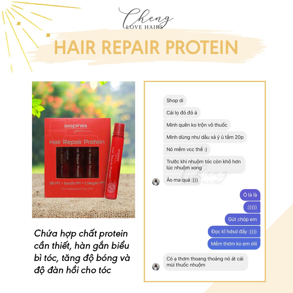 PROTEIN Phục Hồi Tóc Hư Nát Hàn Quốc | Chenglovehair, Chenglovehairs