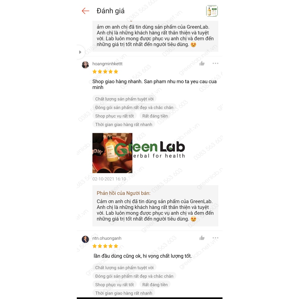 Cốt gừng tràm trà GreenLab Nước pha tắm, ngâm chân 500ml