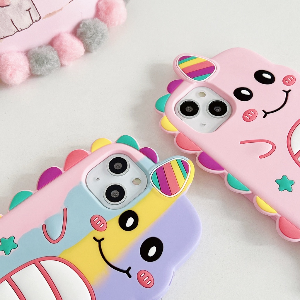 Ốp Điện Thoại Mềm Chống Sốc In Hình Kỳ Lân Hoạt Hình Cho iPhone 67 8 X XS XR XSMAX 11 12 13promax