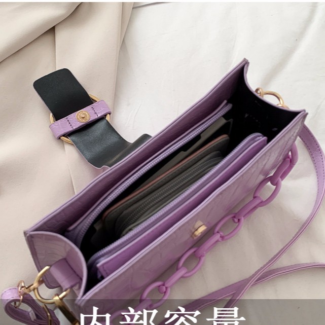 Túi đeo chéo nữ có khóa da pu dáng thuyền cong TT 32 | BigBuy360 - bigbuy360.vn