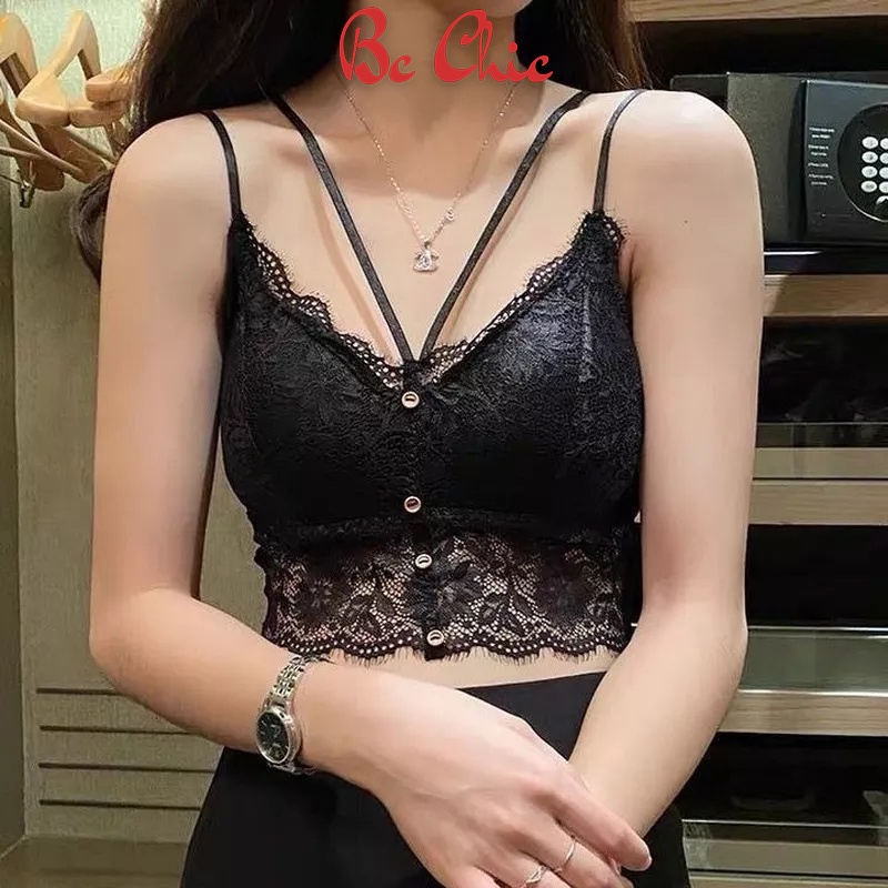 Áo Bra Nữ ren 4 khuy gợi cảm tôn vòng một sexy quyến rũ  BRA B0882 BC_CHIC LINGERIE