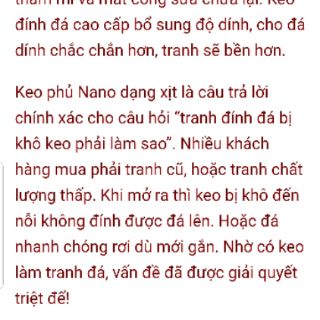 KEO PHỦ BÓNG NANO 350ml