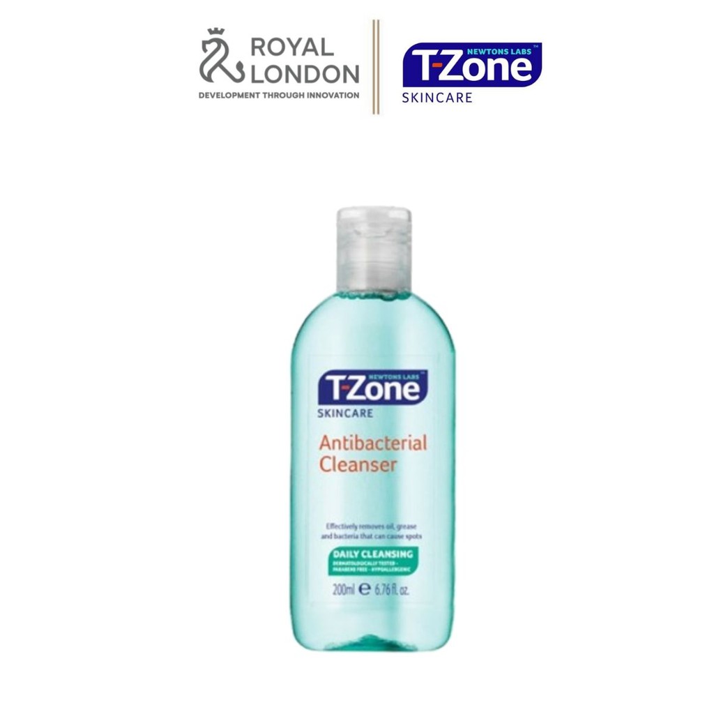 COMBO 4 T-ZONE Gel Rửa Mặt 200ml + Kem Tẩy Da Chết 150ml + Nước Hoa Hồng 200ml + Gel Giảm Mụn 8ml