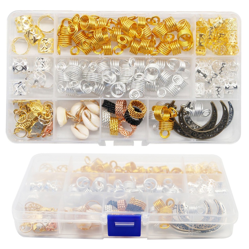 Set 117 Phụ Kiện Tết Tóc Tự Làm Tiện Dụng