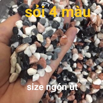 Nhiều màu - Nhiều size ] Đá sỏi trang trí sân vườn , hồ cá, HỒ THỦY SINH, BỂ CÁ