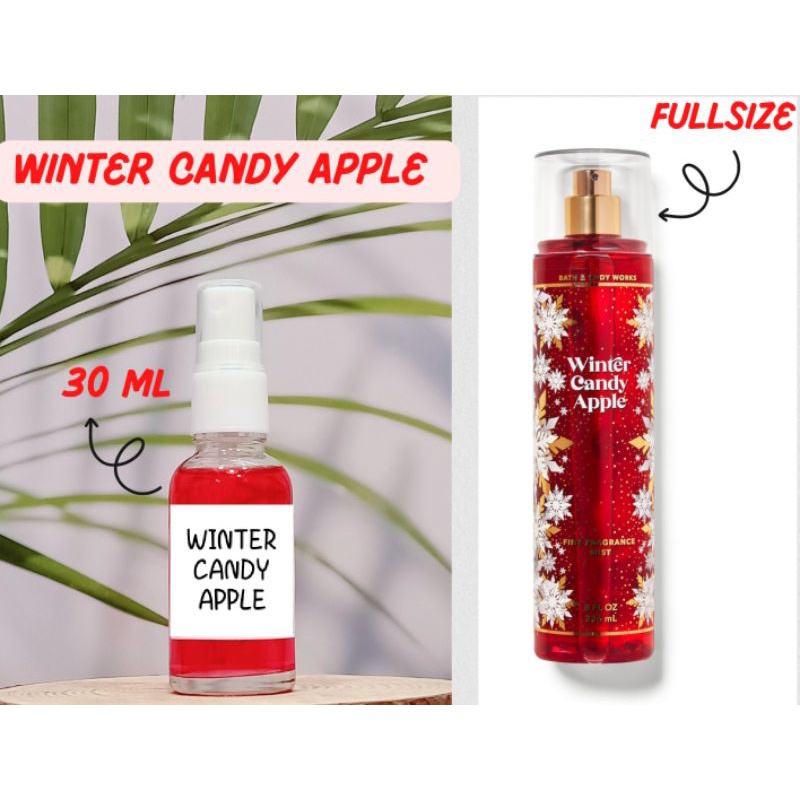 (30ML)XỊT THƠM WINTER CANDY APPLE BATH AND BODYWORKS