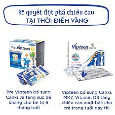 PRE-VIPTEEN 2 – Hỗ trợ giúp trẻ tăng chiều cao, đề kháng tốt