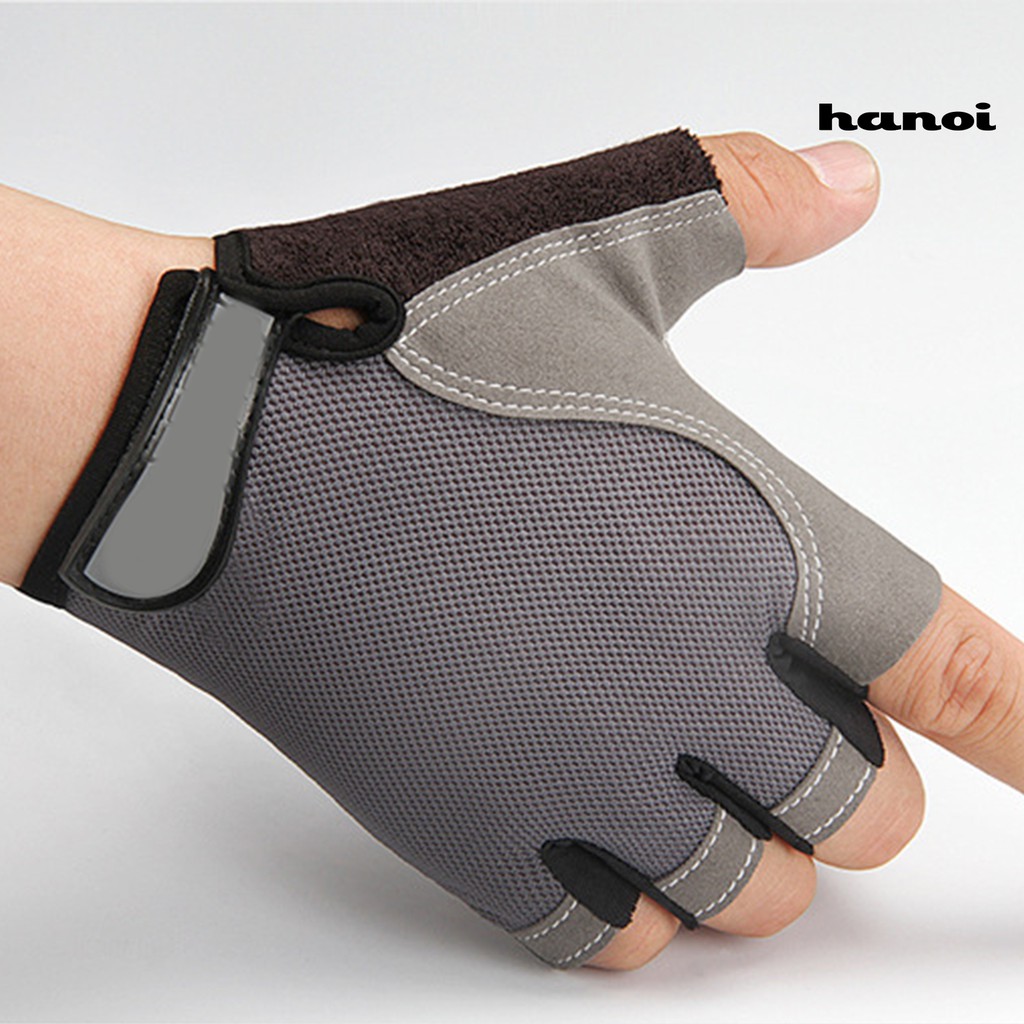 Găng Tay Hở Ngón Hỗ Trợ Nâng Tạ Chống Trượt