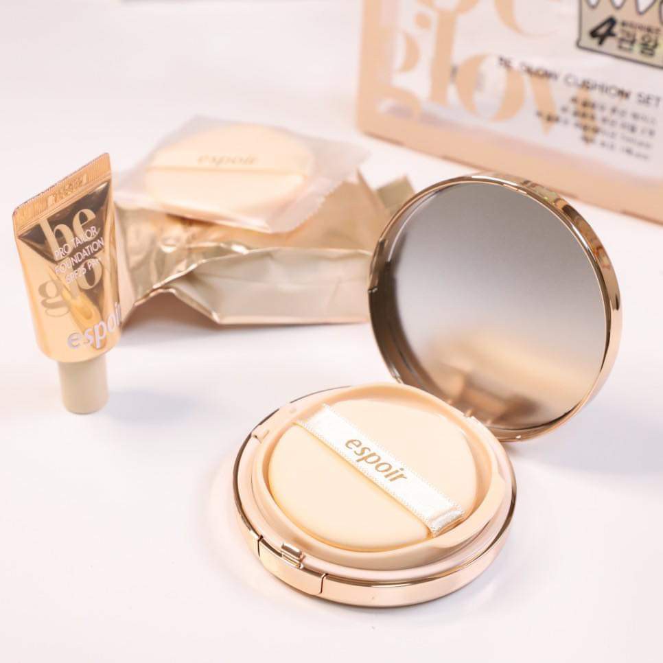 New 2020 - Set Phấn nước Espoir Pro Tailor Be Glow Cushion SPF42 PA++