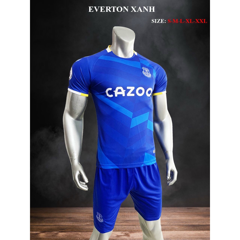 Áo Bóng Đá Everton, Bộ quần áo bóng đá Everton đủ mẫu mới nhất SP07