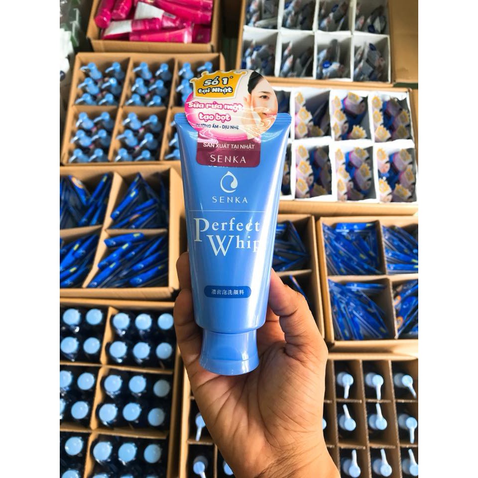 Sữa Rửa Mặt Tạo Bọt Senka Perfect Whip Mẫu Mới 120g Nhật Bản | BigBuy360 - bigbuy360.vn