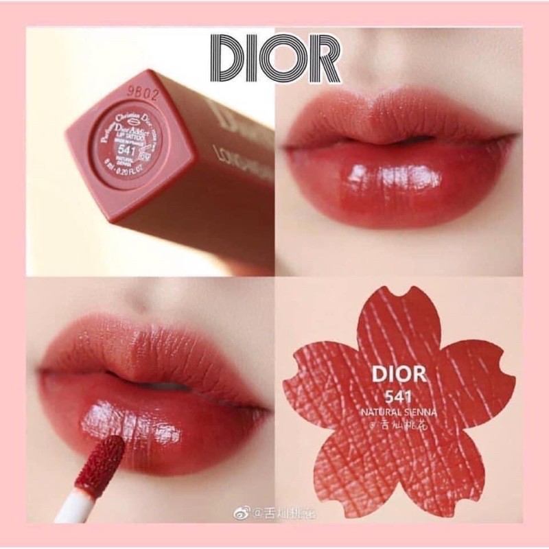 Son kem lì Dior Addict Lip Tattoo Màu 541 Natural Sienna