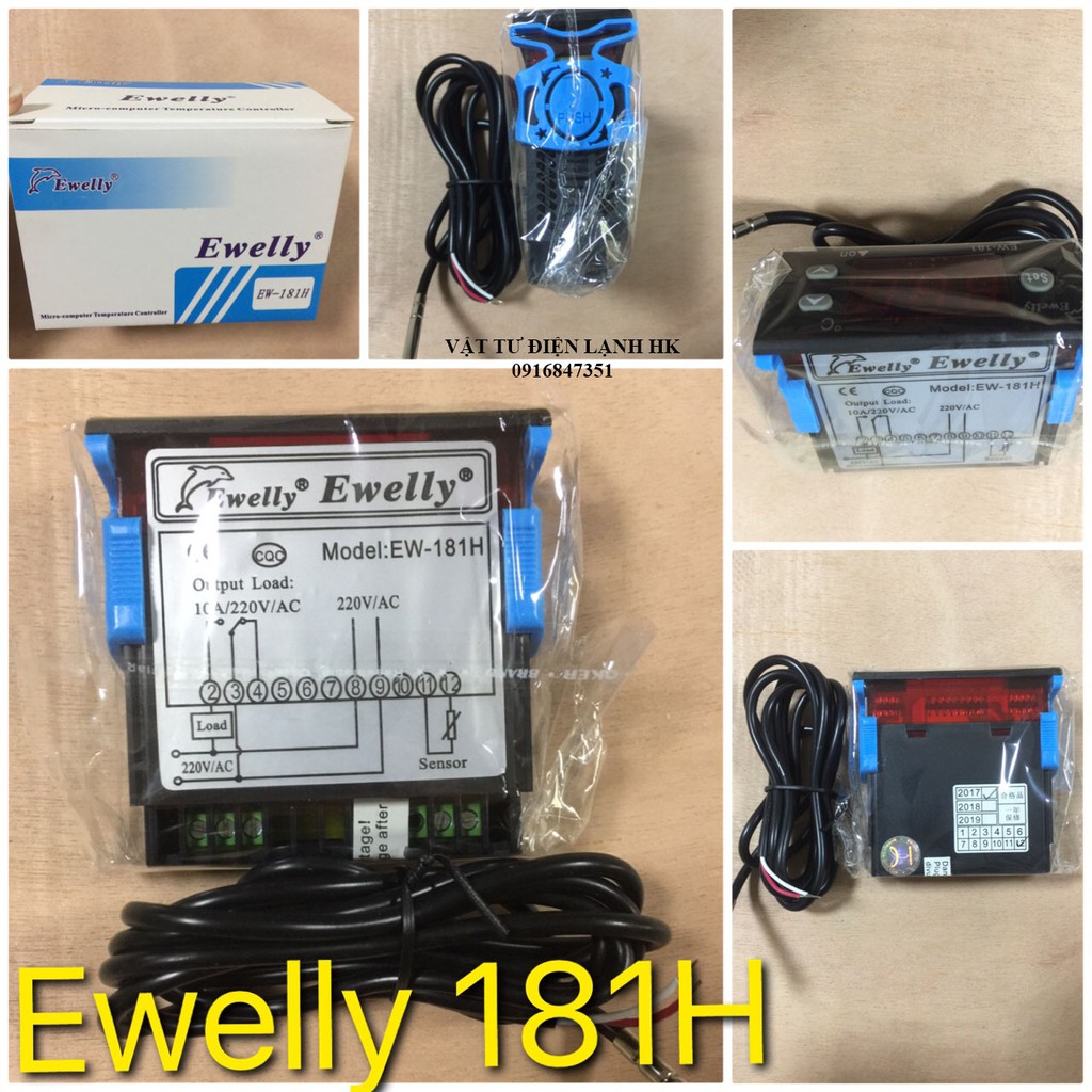 Bộ điều khiển nhiệt độ kho lạnh Ewelly EW-181H EW-181Y EW-183 EW-285 181H 181Y 183 285