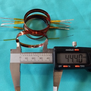 vòng coil 44.4 dây tròn (treble 450)