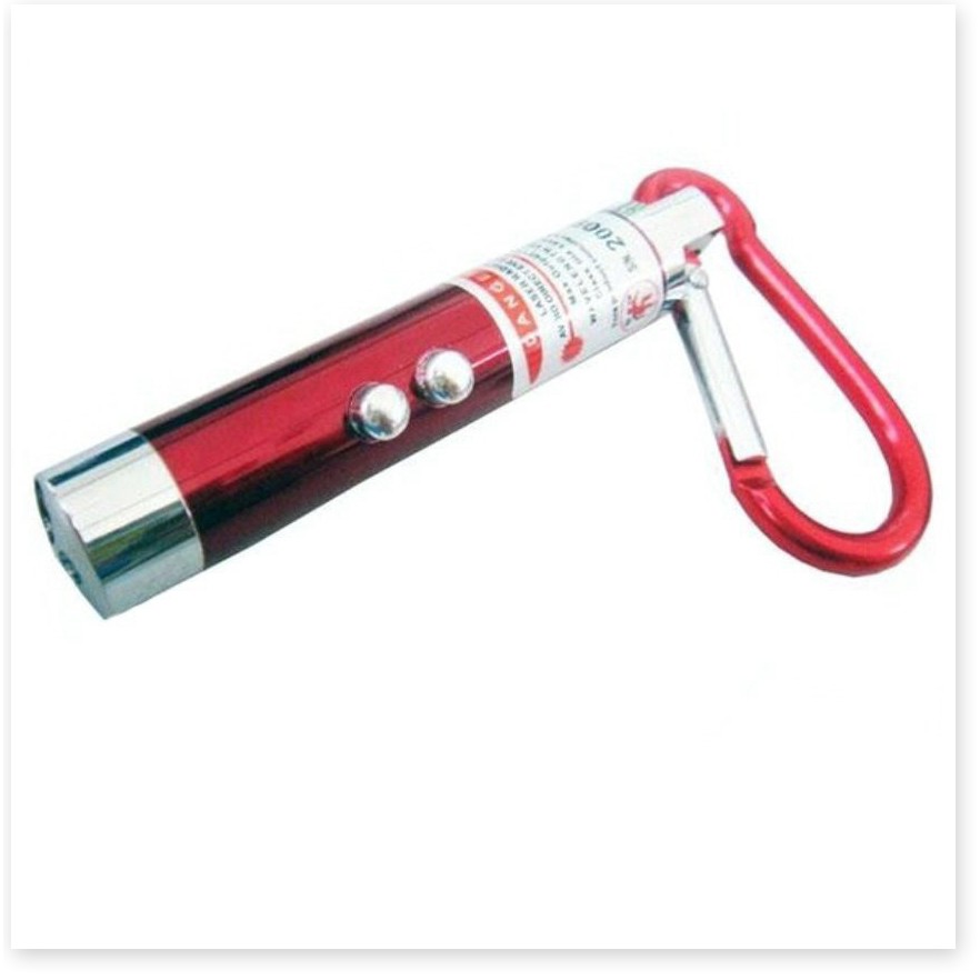 Móc khóa 1 ĐỔI 1 Móc khóa đèn pin Led có thể soi tiền giả và chiếu laser có độ chiếu sáng mạnh, góc chiếu lớn 2701