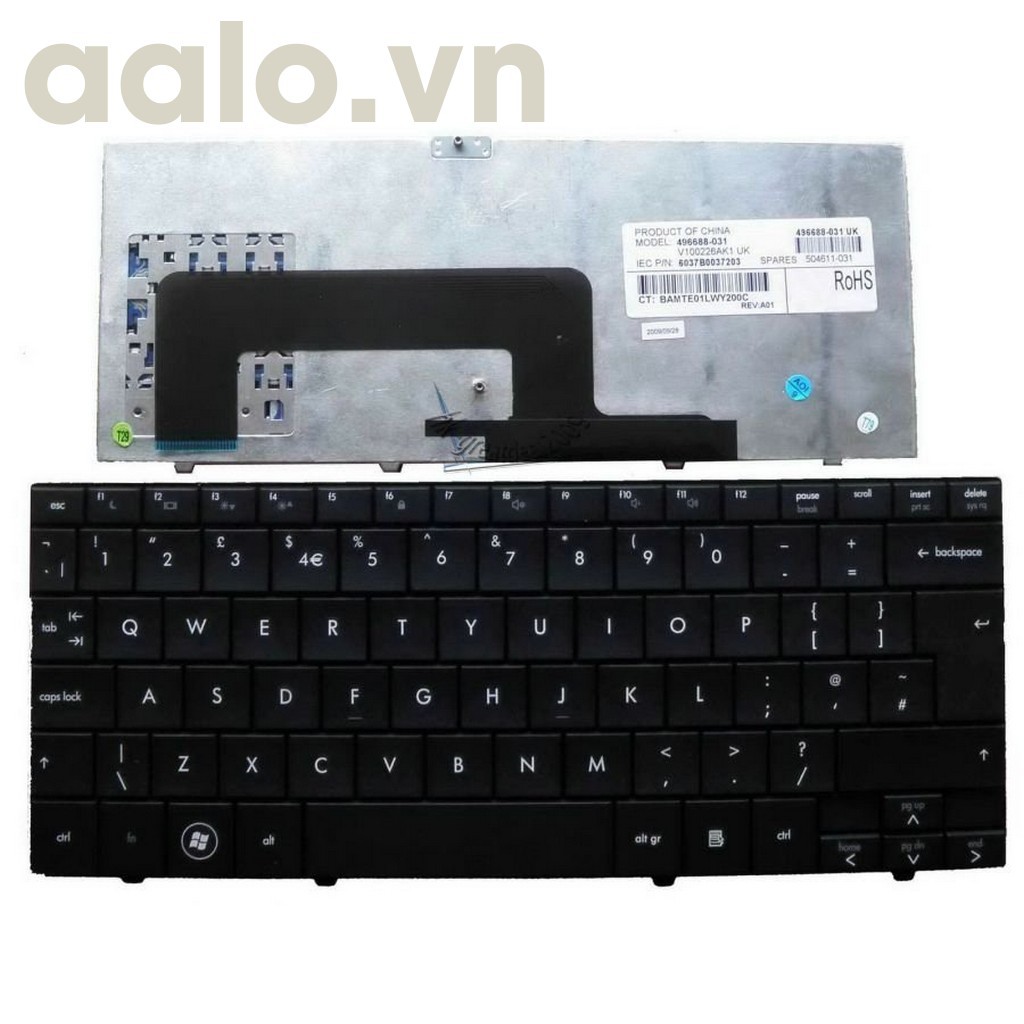Bàn phím laptop HP MINI 1000 700 1101 110 1151 1150NR - keyboard HP