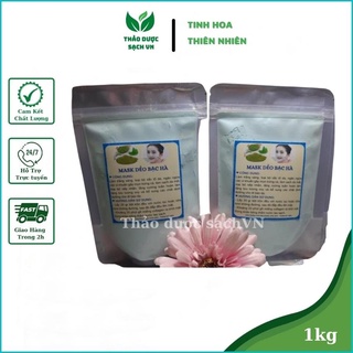 1kg Bột Dẻo Bạc Hà đắp mặt mát lạnh handmade