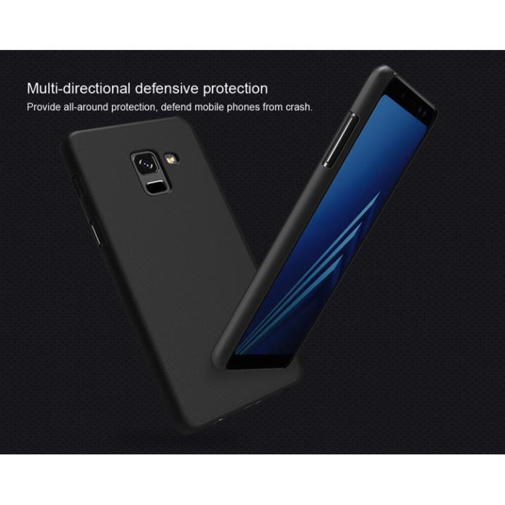 [BH 1 ĐỔI 1] Ốp lưng sần chính hãng Nillkin Dành cho Samsung Galaxy A6 2018 (Tặng kèm 1 miếng dán màn hình từ tính)