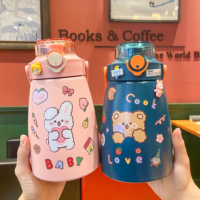 Sticker 3D Dán Nổi Bình Nước, Trang Trí Ốp Điện Thoại, LapTop Dễ Thương