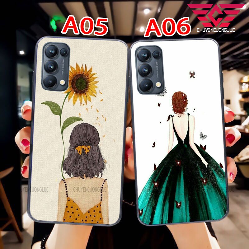 [HOT] Ốp lưng kính oppo reno 4 / 4 pro 4G/ 4 pro 5G / reno 5 / reno 6z 5g / oppo a52 / a92 hình cô gái dễ thương