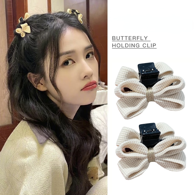 Kẹp Tóc Nơ Hai Mặt Cỡ Nhỏ Dễ Thương