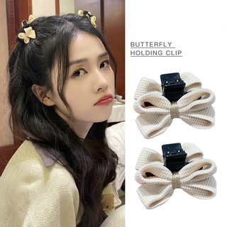 Kẹp Tóc Nơ Hai Mặt Cỡ Nhỏ Dễ Thương