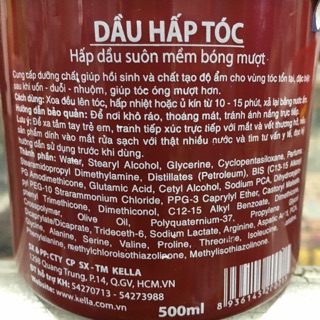 Dầu Hấp Tóc Cao Cấp Kella 500ml