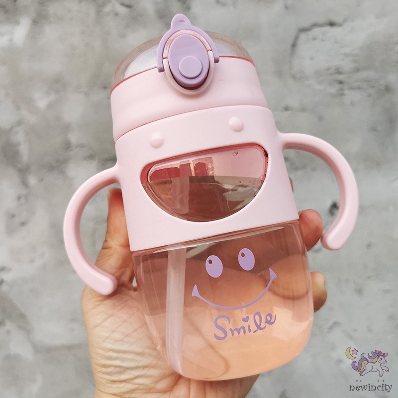 Bình nước cầm tay in hoạt hình dễ thương cho bé