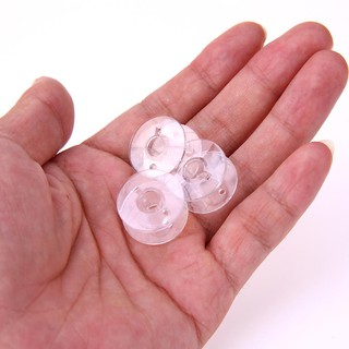 50pcs Universal Plastic Transparent Empty Bobbins Spool for Sewing Machine