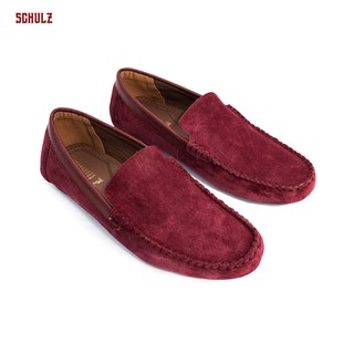 Giày Loafer Da Bò Lộn SCHULZ L4-IV18MAN màu mận