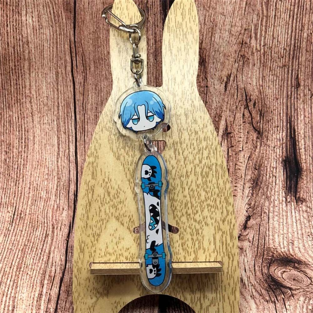 Aaron1 Móc Chìa Khóa Hai Mặt Bằng Acrylic Họa Tiết Hoạt Hình Anime Sk8