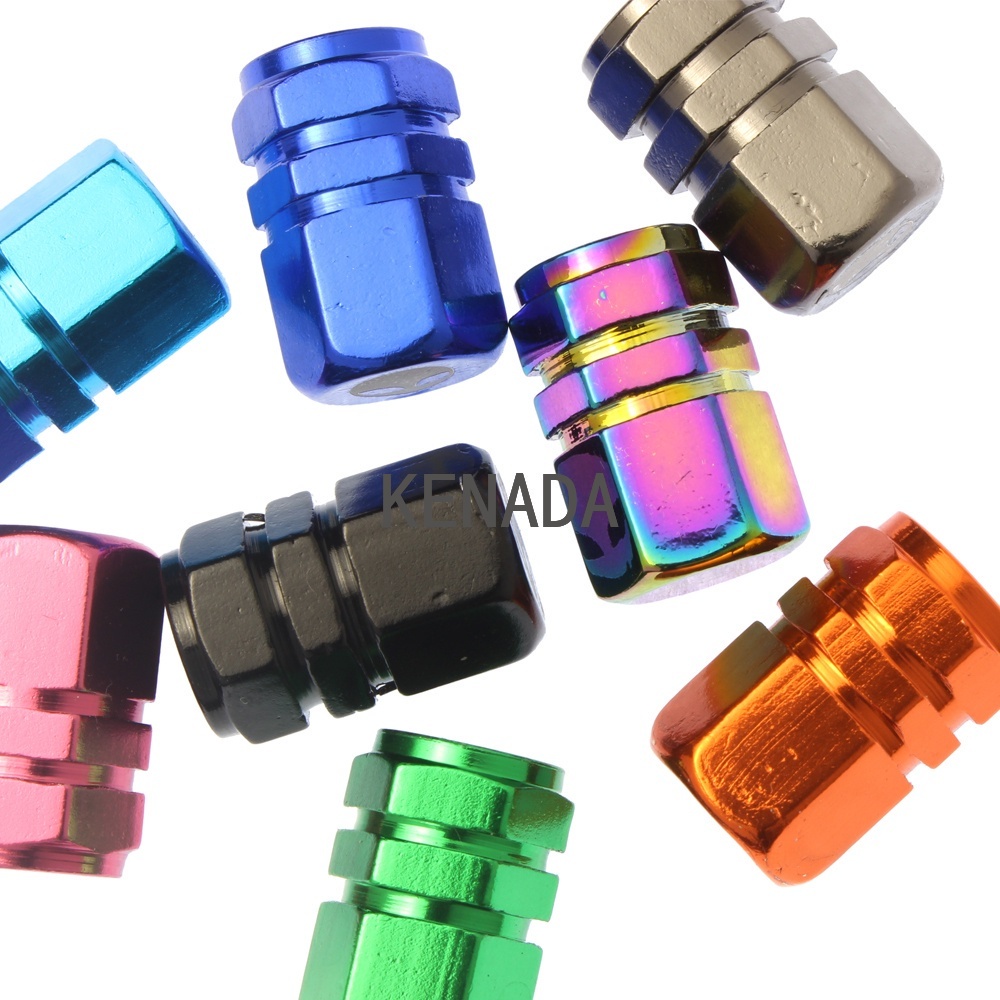 Set 2 Nắp Van Bánh Xe Bằng Nhôm Cao Cấp