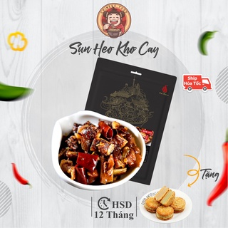 Ăn vặt sụn heo kho cay giòn đồ ăn vặt nội địa