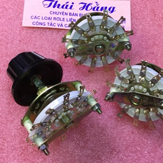 Công tắc chuyển mạch 11nấc 1 tầng cả núm(1 chiếc)