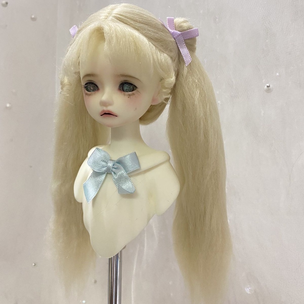 Bộ Tóc Giả 8 Điểm Cho Búp Bê bjd6 8 Điểm ob11 Kích Thước 9-18 cm 9-18 cm Kích Thước Có Thể Be 9.13