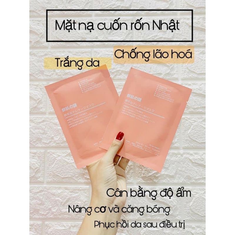 Hộp 50 miếng mặt nạ nhau thai cừu Nhật Bản