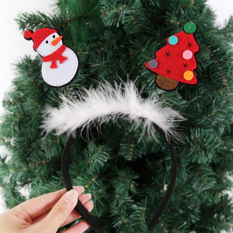 Flgo Băng Đô Cài Tóc Rửa Mặt Hóa Trang Ông Già Noel Tuần Lộc Giáng Sinh Dễ Thương Cho Bé